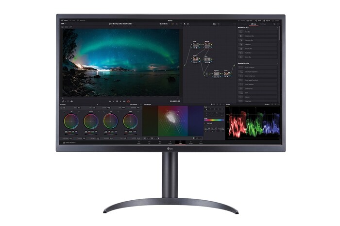 LG 32EP950 - Monitor LG UltraFine OLED (Panel OLED: 3840x2160, 16:9, 250cd/m2, 1M:1, 1ms, DCI-P3>99%, DisplayHDR™ 400 TrueBlack); diag. 80cm; entr: HDMI x1, DP x2, USB-C x1, USB-A x4., 32EP950-B