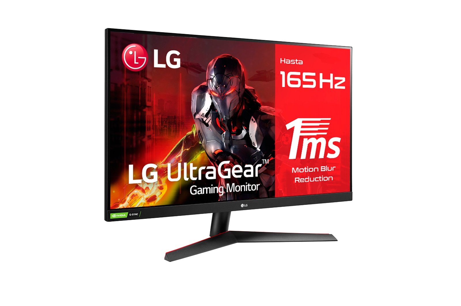 LG UltraGear™ de 32 pulgadas Monitor Gamingi Full HD de 165Hz  | 1ms de tiempo de respuesta, Compatible con G-SYNC®, FreeSync™ Premium, 32GN50R-B