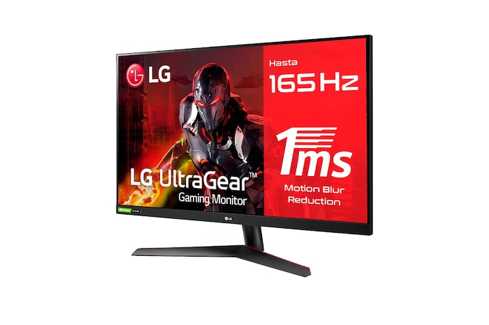 LG UltraGear™ de 32 pulgadas Monitor Gamingi Full HD de 165Hz  | 1ms de tiempo de respuesta, Compatible con G-SYNC®, FreeSync™ Premium, 32GN50R-B