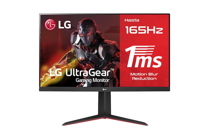 LG 32GN650B-AEU - Monitor Gaming LG UltraGear (Panel VA: 2560x1440p, 16:9, 350 cd/m², 3000:1, 144Hz (O/C 165Hz), 5ms (MBR 1ms)); diag. 80,1cm; entradas: DP x1, HDMI x2; AMD Freesync Premium; Regulable en altura e inclinación & pivotable; HDR10; marcos ultrafinos, F, 32GN650-B