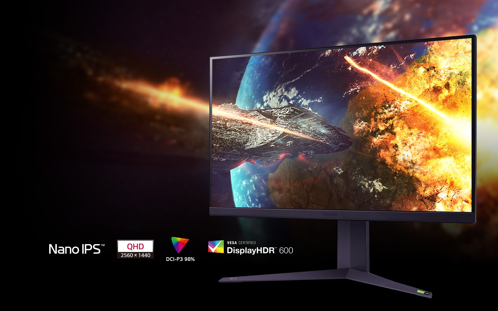 LG 32GQ850-B - Monitor gaming LG UltraGear (Panel QHD IPS