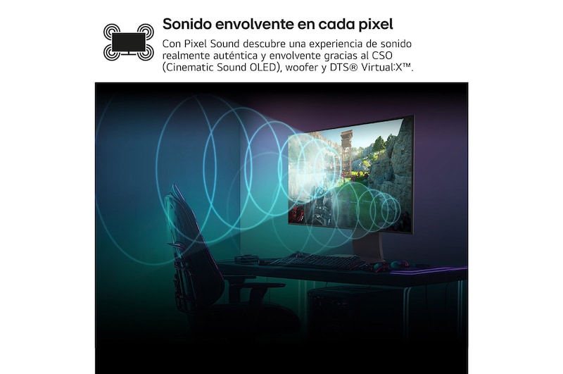 LG Monitor Gaming OLED LG UltraGear, 32", OLED 4K UHD (3840x2160), DualMode (240/480Hz), 0,03 ms, 32GS95UW-B.EEU