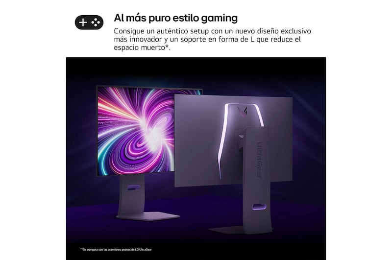 LG Monitor Gaming OLED LG UltraGear, 32", OLED 4K UHD (3840x2160), DualMode (240/480Hz), 0,03 ms, 32GS95UW-B.EEU