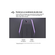 LG Monitor gaming UltraGear™ OLED 4K UHD 240Hz de 32 pulgadas | 0,03ms (GtG), compatible con G-SYNC®, FreeSync™ Premium Pro, 32GS95UW-B.EEU