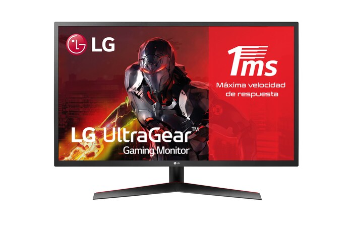 LG 32MP60G-B - Monitor gaming LG UltraGear (Panel IPS:1920X1080px, 16:9, 250 cd/m2, 1200:1, 75Hz, 1ms); entradas: DP x1, HDMI x1, D-SUB x1; FreeSync™, 32MP60G-B