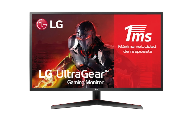 LG 32MP60G-B - Monitor gaming LG UltraGear (Panel IPS:1920X1080px, 16:9, 250 cd/m2, 1200:1, 75Hz, 1ms); entradas: DP x1, HDMI x1, D-SUB x1; FreeSync™, 32MP60G-B