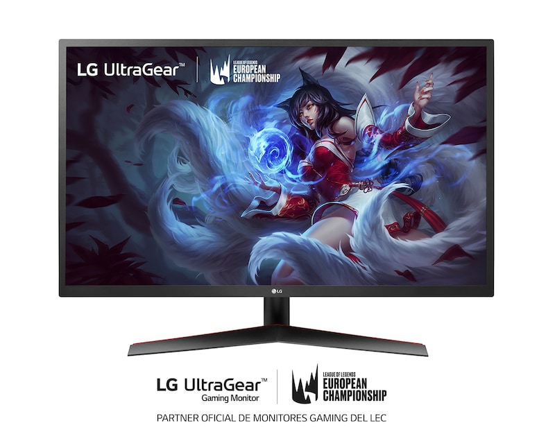 LG 32MP60G-B - Monitor gaming LG UltraGear (Panel IPS:1920X1080px, 16:9, 250 cd/m2, 1200:1, 75Hz, 1ms); entradas: DP x1, HDMI x1, D-SUB x1; FreeSync™, 32MP60G-B