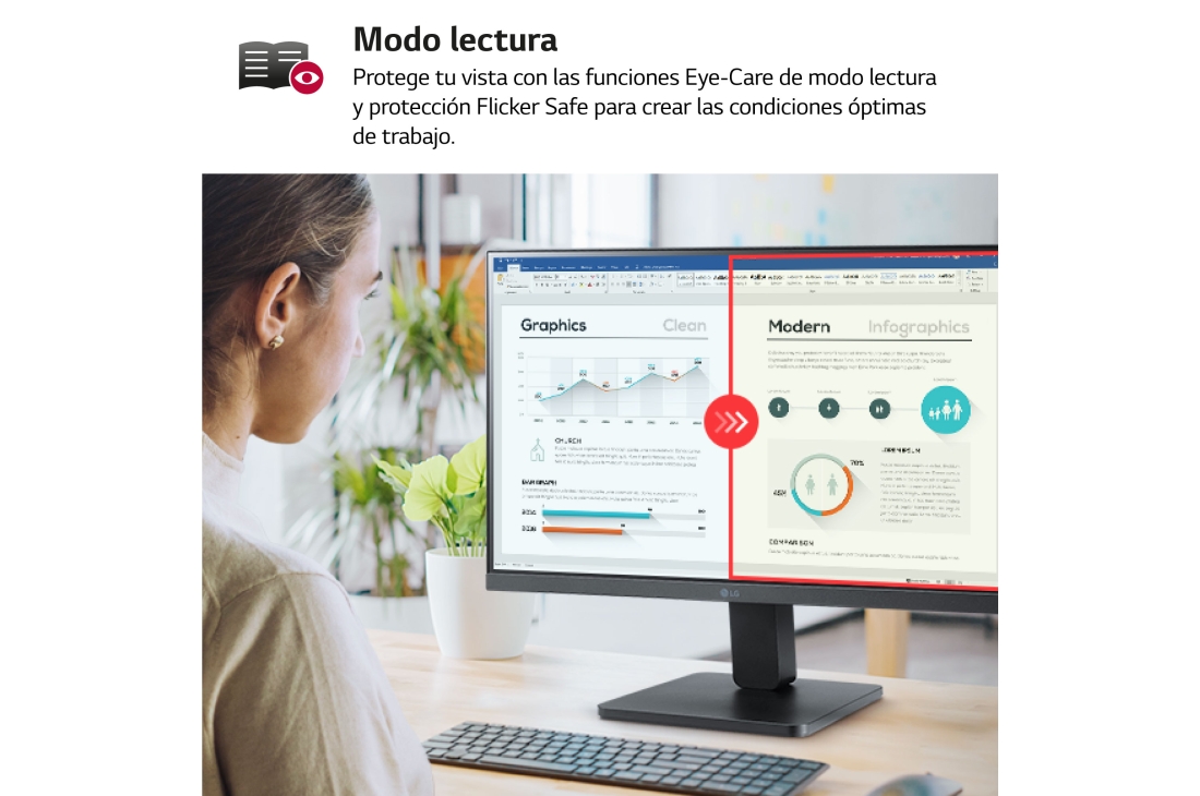 LG Monitor LG Panel VA: 1920 x 1080, 250 cd/m², 3000:1, diag. FreeSync. Entrdas: 2xHDMI1.4, 1xD-Sub, VESA 100 x 100 mm, 32MR50C-B