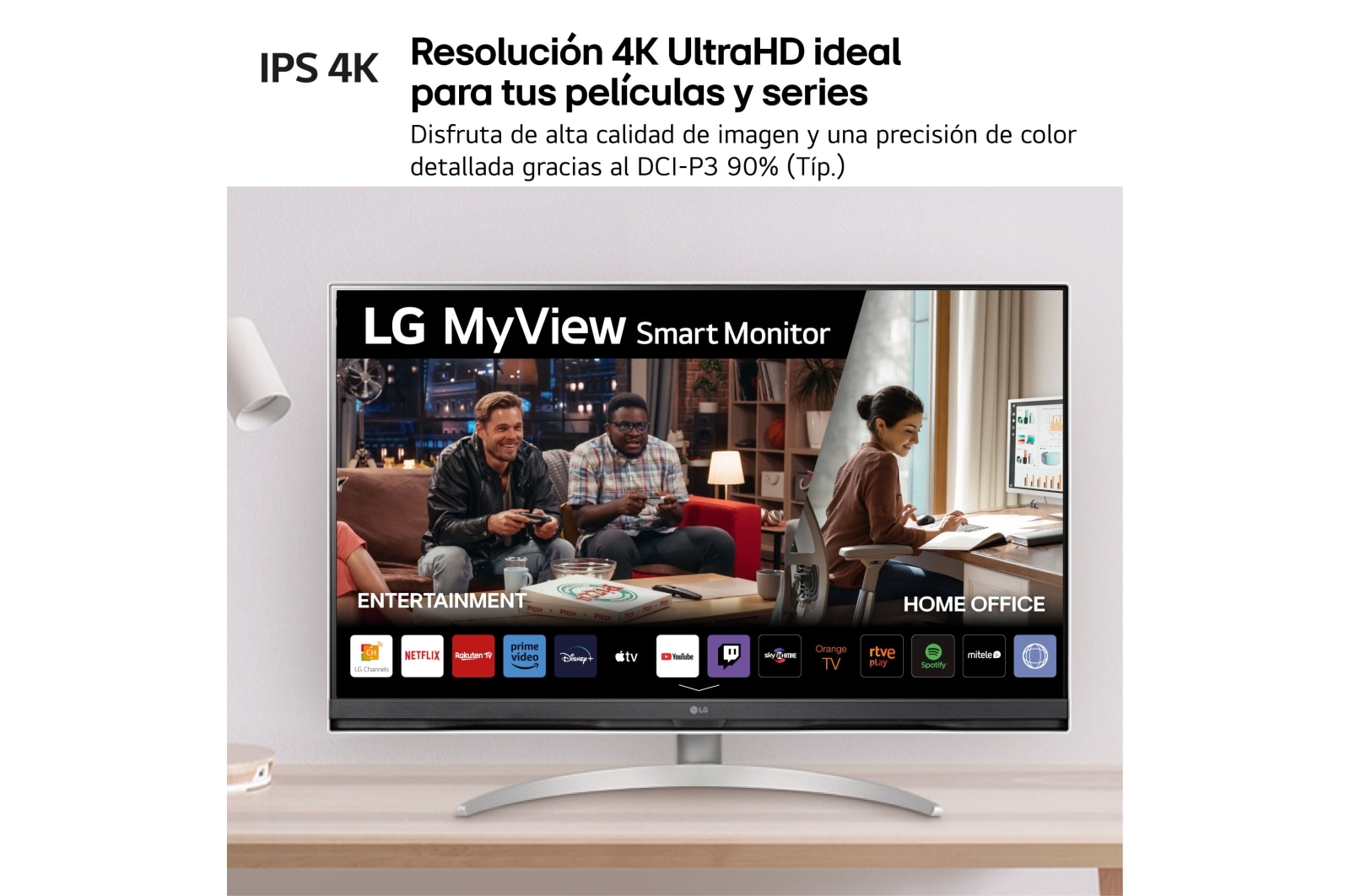 LG Outlet LG MyView Smart Monitor webOS 22, diag. 80cm, 4K UHD (3840x2160), DCI-P3 90%, HDMI 2.1, 32SQ700S-W.OUTLET