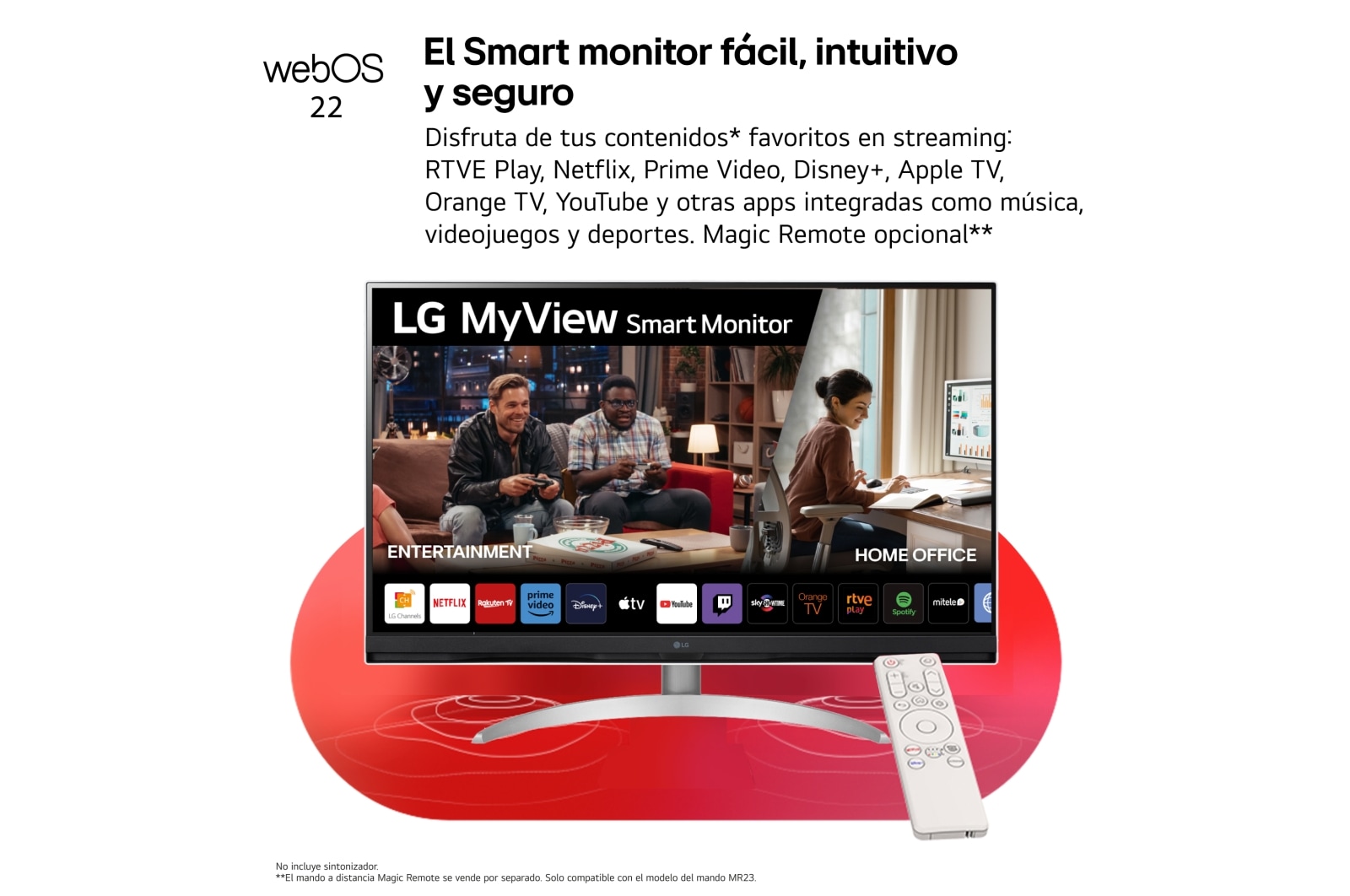 LG Outlet LG MyView Smart Monitor webOS 22, diag. 80cm, 4K UHD (3840x2160), DCI-P3 90%, HDMI 2.1, 32SQ700S-W.OUTLET