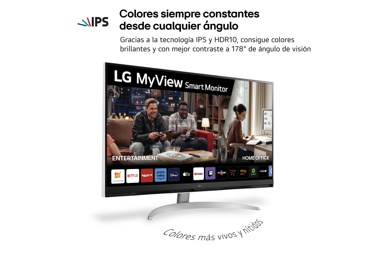 LG Outlet LG MyView Smart Monitor webOS 22, diag. 80cm, 4K UHD (3840x2160), DCI-P3 90%, HDMI 2.1, 32SQ700S-W.OUTLET