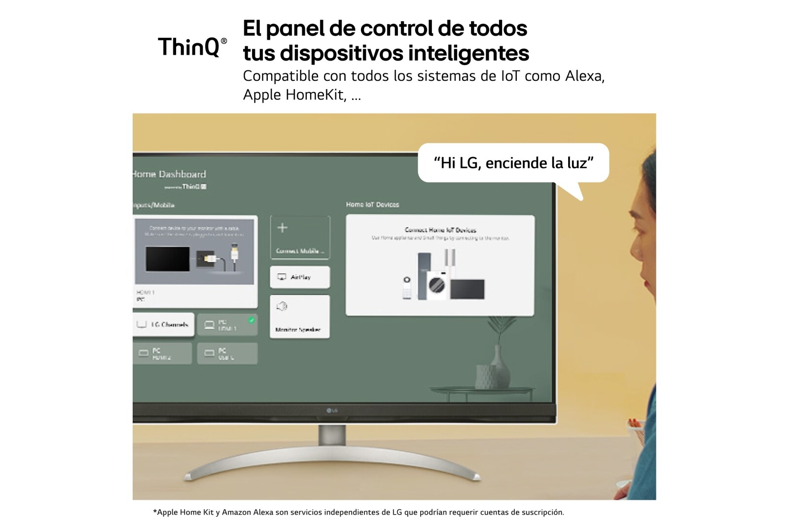 LG Outlet LG MyView Smart Monitor webOS 22, diag. 80cm, 4K UHD (3840x2160), DCI-P3 90%, HDMI 2.1, 32SQ700S-W.OUTLET