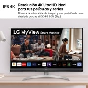 LG Outlet LG MyView Smart Monitor webOS 22, diag. 80cm, 4K UHD (3840x2160), DCI-P3 90%, HDMI 2.1, 32SQ700S-W.OUTLET