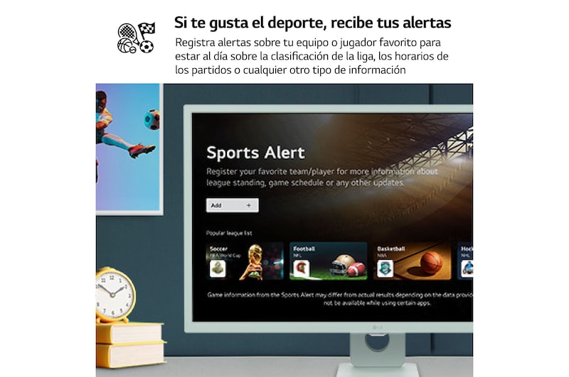 LG Smart Monitor de 32 pulgadas Full HD IPS Todo en Uno para Transmisión con webOS y Altavoces integrados ­ Verde, 32SR50F-G