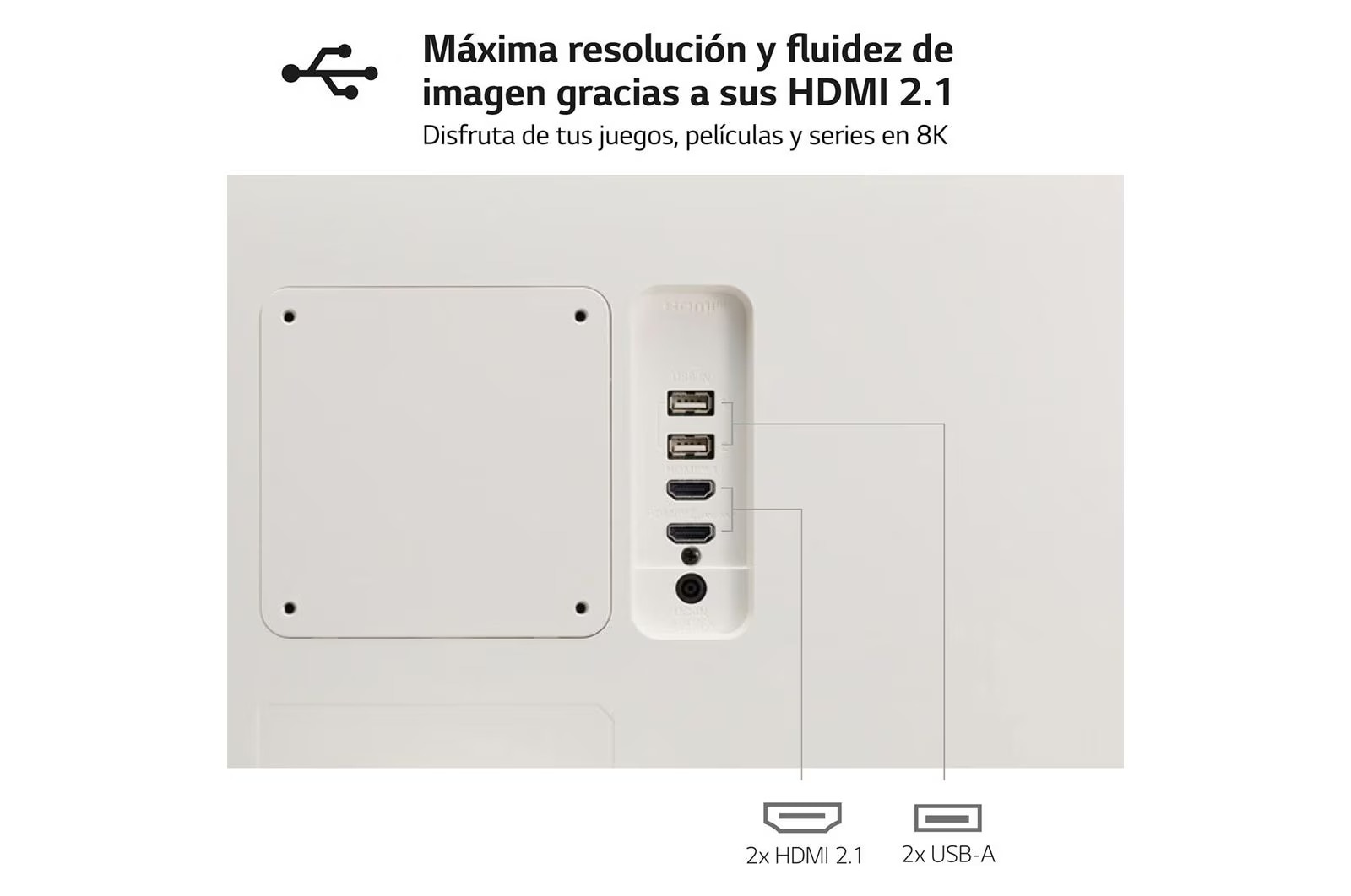 LG MyView de 32 pulgadas Smart Monitor MyView Full HD IPS Todo en Uno para Transmisión con webOS y Altavoces integrados ­ Blanco, 32SR50F-W