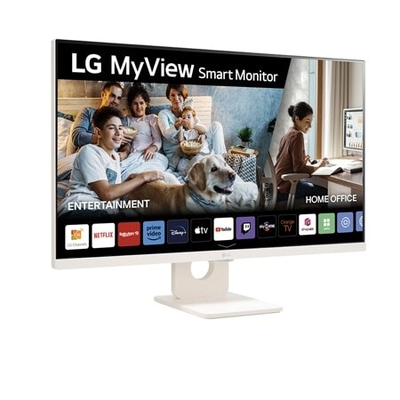 Monitor Smart LG, 32", webOS 23, IPS, FHD (1920x1080) - 32SR50WF-W.EEU