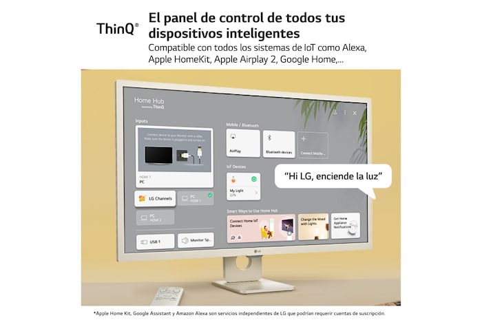 LG Monitor Smart LG, 32", webOS 23, IPS, FHD (1920x1080), 32SR50F-W