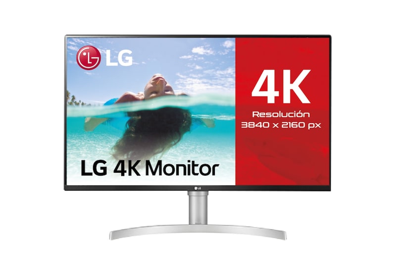 LG 32UN650-B -Monitor  4K UHD LG UltraFine™ (Panel IPS: 3840 x 2160p, 16:9 curvo, 350cd/m², 3000:1, sRGB >95%, 60Hz, 5ms); diag. 80cm; entradas: HDMI x2, DP x1; altavoces 5W ; marcos ultrafinos, G, 32UN650-W