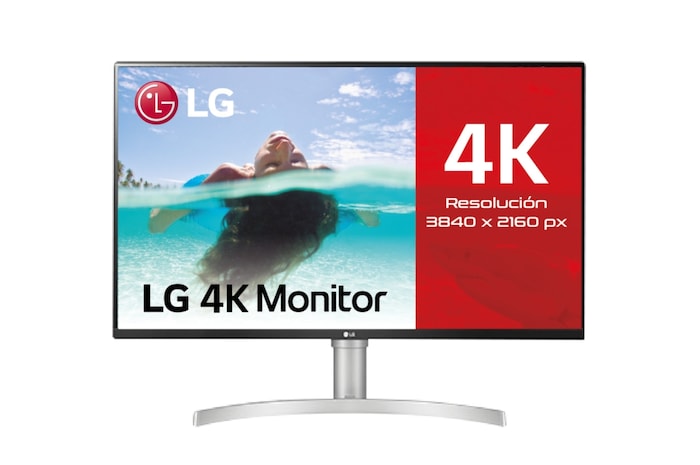 LG 32UN650-B -Monitor  4K UHD LG UltraFine™ (Panel IPS: 3840 x 2160p, 16:9 curvo, 350cd/m², 3000:1, sRGB >95%, 60Hz, 5ms); diag. 80cm; entradas: HDMI x2, DP x1; altavoces 5W ; marcos ultrafinos, G, 32UN650-W