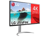 LG 32UP550N-W - Monitor para creadores LG 4K UHD (Panel VA: 3840x2160, HDR10, DCI-P3 >90%, 3000:1 AMD FreeSync™); diag. 80cm; Conectividad: HDMIx2, DPx1, USB-C™x1, USB-Ax2; Regulable en inclinación, altura y giro, 32UP550N-W