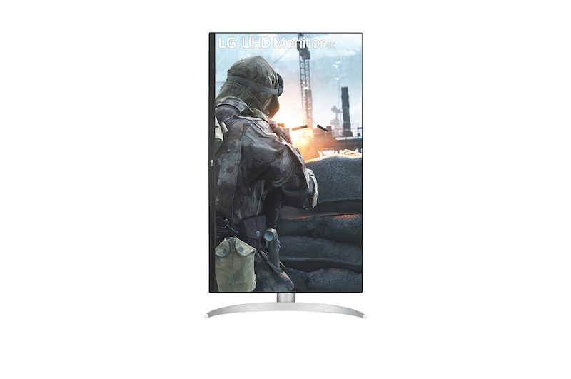 LG 32UP550N-W - Monitor para creadores LG 4K UHD (Panel VA: 3840x2160, HDR10, DCI-P3 >90%, 3000:1 AMD FreeSync™); diag. 80cm; Conectividad: HDMIx2, DPx1, USB-C™x1, USB-Ax2; Regulable en inclinación, altura y giro, 32UP550N-W
