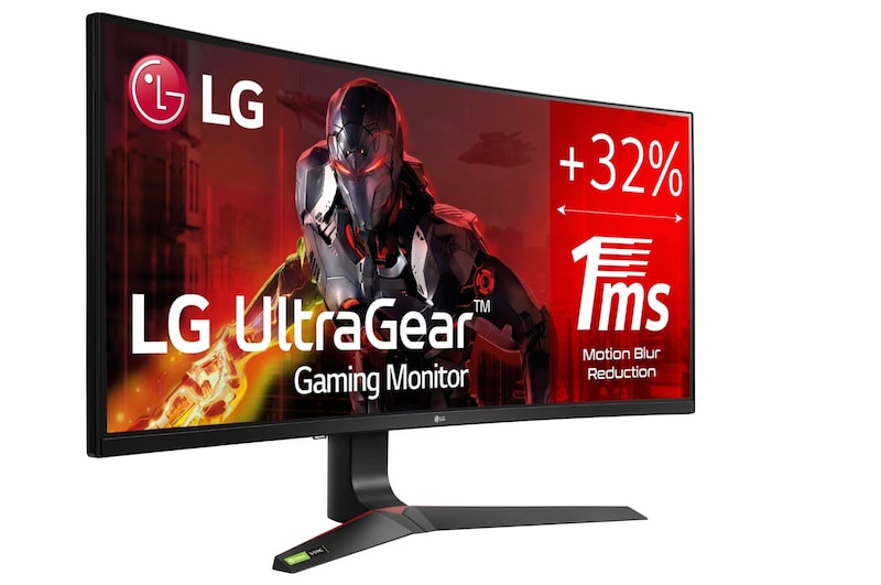 LG 34GN73A-B - Monitor Gaming LG UltraGear (Panel IPS: 2560x1080p, 21:9, 300 cd/m², 1000:1, 144Hz, 5ms); entradas: DP x1, HDMI x2, USB-A x3; AMD FreeSync™2; G-Sync Compatible, G, 34GN73A-B