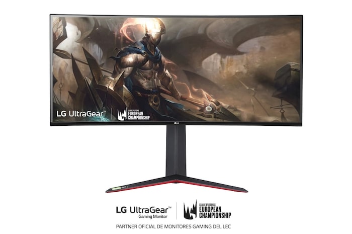 LG Monitor Gaming LG UltraGear (Panel NanoIPS: 3440x1440P, 400nit, 1000:1, DCI-P3>98%, 1ms); diag. 86,7cm; entr.: HDMIx2, DPx1, USB-Ax3; AMD Freesync Premium & G-Sync Compatible, G, 34GN850W-B