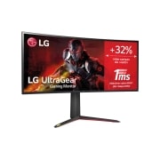 LG 34GP950G-B - Monitor Gaming Curvo LG UltraGear™ (Panel Nano IPS: 3440x1440p, 21:9, 250 cd/m², 1000:1, 144Hz, 1ms); entradas: DP x1, HDMI x1, USB-A x3; G-Sync™Ultimate, 34GP950G-B