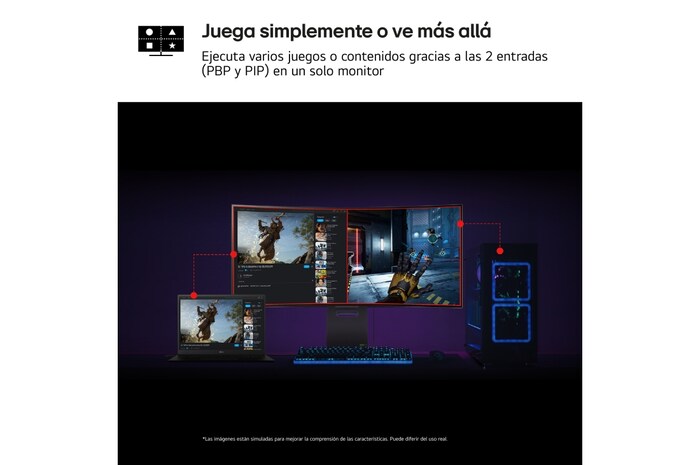 LG UltraGear™ de 34 pulgadas Monitor Gaming OLED WQHD Curvo de 240Hz | 0,03ms tiempo de respuesta, Compatible con G-SYNC®, FreeSync™ Premium Pro, 34GS95QW-B.EEU