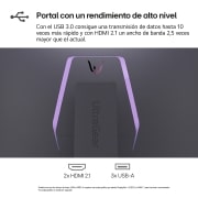 LG UltraGear™ de 34 pulgadas Monitor Gaming OLED WQHD Curvo de 240Hz | 0,03ms tiempo de respuesta, Compatible con G-SYNC®, FreeSync™ Premium Pro, 34GS95QW-B.EEU