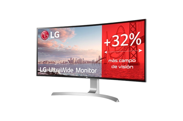 LG 34UC99-W - Mnt Panoramico multimedia (Panel IPS:3440x1440, 21:9, 300nit, 1000:1, sRGB>99%); diag. 86,6cm; entr.:HDMIx2,DPx1,USB-Ax2,USB-Cx1;altavoces, 34UC99-W
