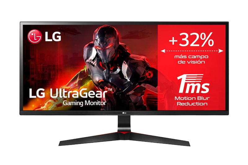 LG Monitor Gaming de 34 pulgadas UltraWide con pantalla 21:9, WFull HD 2560 x 1080, G, 34UM69G-B