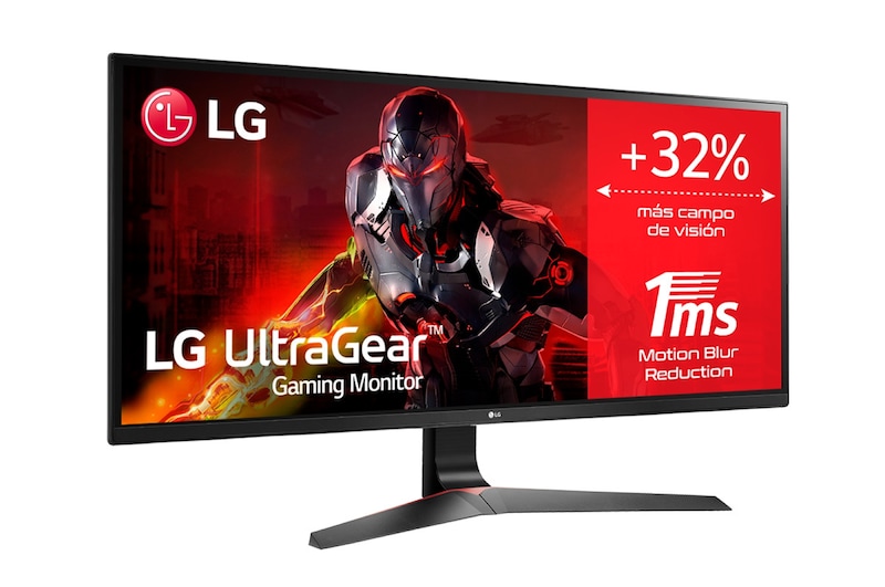 LG Monitor Gaming de 34 pulgadas UltraWide con pantalla 21:9, WFull HD 2560 x 1080, G, 34UM69G-B