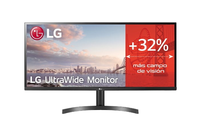 LG 34WL500-B - Monitor Ultrapanoramico 21:9 LG UltraWide (Panel IPS:2560x1080, 250cd/m², 1000:1, sRGB >99%); diag. 86,6cm; entr.: HDMIx2; Ajust. en inclinación., 34WL500-B