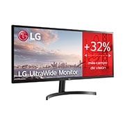 LG 34WL750-B - Monitor Ultrapanoramico 21:9 LG UltraWide (Panel IPS: 3440x1440, 300cd/m², 1000:1, sRGB >99%); diag. 86,7cm; entr.: HDMIx2, DPx1; Ajust. en altura e inclinación, 34WL750-B
