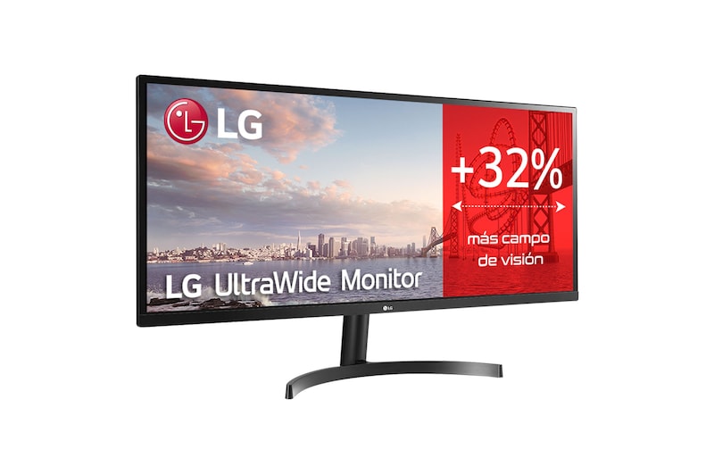 LG 34WL750-B - Monitor Ultrapanoramico 21:9 LG UltraWide (Panel IPS: 3440x1440, 300cd/m², 1000:1, sRGB >99%); diag. 86,7cm; entr.: HDMIx2, DPx1; Ajust. en altura e inclinación, 34WL750-B