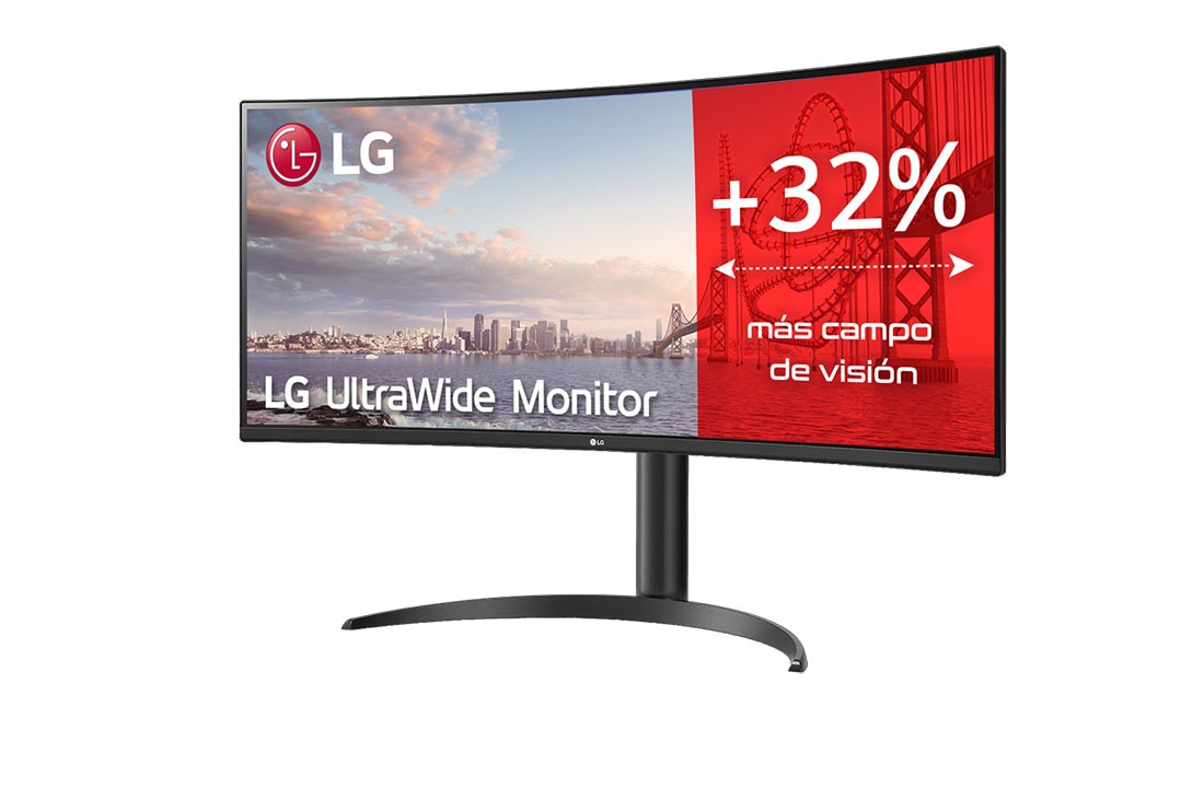 【ほぼ未使用】LG Ultra Wide Monitor 34WP65C-B UltraWide™ 34 Inch QHD Curved Widescreen Monitor - 34WP65C-B