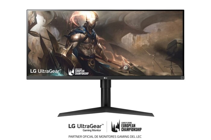 LG Monitor LG UltraGear UltraWide (Panel VA: 3440x1440, 160Hz, 300cd/m², 3000:1, sRGB>99%, curvo); AMD FreSync™ Premium; 5ms (1ms con MBR); HDR10; Estabilizador de Negros; Modo Lectura, 34WP65CP-B