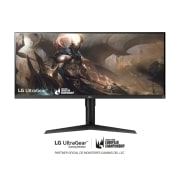 LG Monitor LG UltraGear UltraWide (Panel VA: 3440x1440, 160Hz, 300cd/m², 3000:1, sRGB>99%, curvo); AMD FreSync™ Premium; 5ms (1ms con MBR); HDR10; Estabilizador de Negros; Modo Lectura, 34WP65CP-B