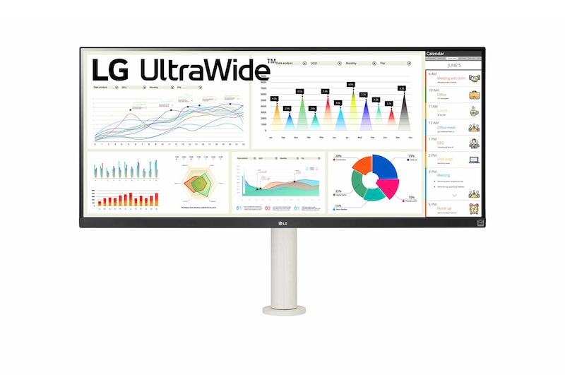 LG Monitor QHD UltraWide™ 21:9 de 34" (2560 x 1080), 34WQ680-W