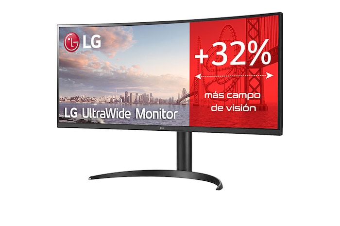 LG Monitor Ultrapanoramico 21:9 LG UltraWide (Panel IPS:3440x1440, 300cd/m², 1000:1, sRGB >99%); diag. 86,42cm; entr.: HDMIx2; RJ45; 2PBP; Ajust. en inclinación., 34WQ75C-B