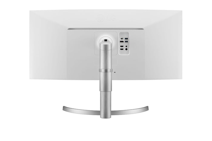 LG  LG 35WN75C-W - Monitor Ultrapanorámico 21:9 LG UltraWide™ (Panel VA: 3440x1440, 300cd/m², 2500:1, sRGB>99%, curvo); diag. 88,9cm; entr.: HDMIx2, DPx1, USB-Cx1, USB-Ax2; HDR10; altavoces 2x7W; Ajust. en altura e inclinación. Blanco., 35WN75C-W