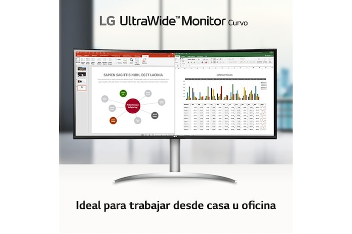 LG Outlet Monitor LG UltraWide 21:9 Curvo 40", 40WP95CP-W.OUTLET