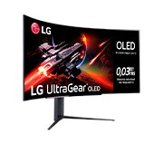 LG UltraGear™ de 45 pulgadas Monitor Gaming Curvo OLED WQHD de 240Hz | 0.03ms tiempo de respuesta, Compatible con G-SYNC®, FreeSync™ Premium Pro, 45GR95QE-B