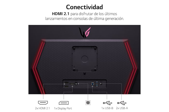 LG UltraGear™ de 45 pulgadas Monitor Gaming Curvo OLED WQHD de 240Hz | 0.03ms tiempo de respuesta, Compatible con G-SYNC®, FreeSync™ Premium Pro, 45GR95QE-B