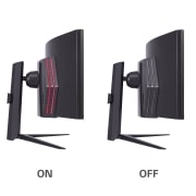 LG Outlet Monitor gaming LG UltraGear (VA: 5120 x 1440, 32:9, 450cd/m², 2500:1, 1ms, 240Hz, DCI-P3>90%, HDR10); diag. 123.8cm; entr.: HDMI 2.1 x2, DPx1, USB-Ax3; AMD FreeSync™ Premium,Hexagon Lighting., 49GR85DC-B.OUTLET