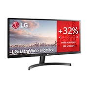 LG 29WL50S-B - Monitor Ultrapanoramico 21:9 LG UltraWide (Panel IPS: 2560x1080, 300cd/m², 1000:1, sRGB >99%); entr.: HDMIx2; HDR10, altavoces 2x5W; Ajust. en inclinación., 29WL50S-B