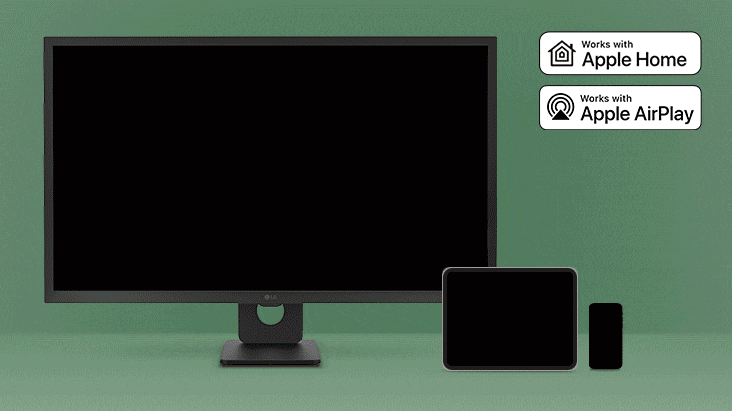 AirPlay 2 + Screen Share + Bluetooth.