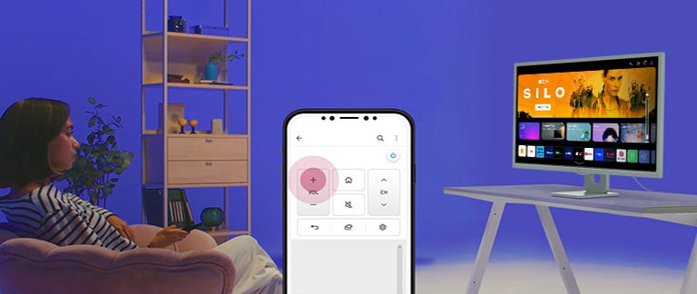 Con la app ThinQ, se pueden usar las funciones principales del mando a distancia.