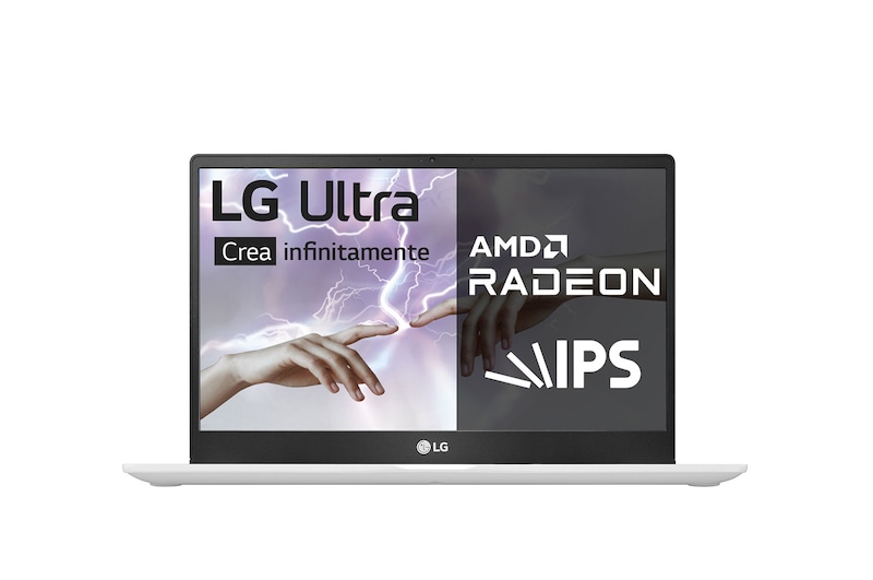 LG Ultra 13U70P Windows 11 Home - Portátil de 13” FHD IPS (980g, autonomía 11,5h, AMD Ryzen™ 4700, 16GB RAM, 512GB SSD NVMe) Blanco –  Teclado Español, 13U70P-G-AA75B